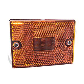 LED Clearance Light amber single stud