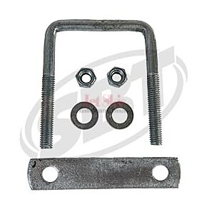 Trailer U-Bolts with Frame Straps  3-1/ 8 x 4 & 5 strap