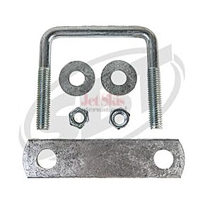 Trailer U-Bolts with Frame Straps  3-1/ 8 x 3 & 5 inch strap