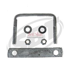 Trailer U-Bolts with Frame Straps  4-1/ 8 x 3 & 6 strap