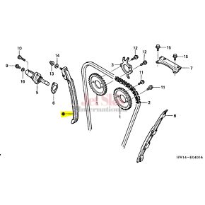 14510-HW1-670 CAM CHAIN TENSIONER