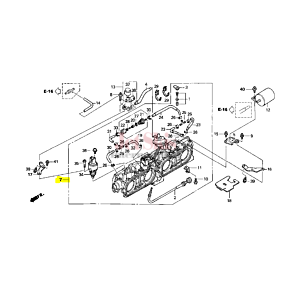 HONDA 16400-HW2-733 THROTTLE BODY ASSY