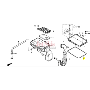 HONDA 17212-HW1-670 AIR BOX SEAL