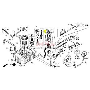 HONDA 17710-HW1-671 FLANGE SET