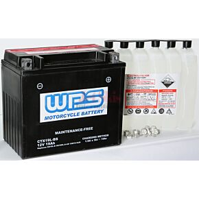 Battery CTX19l_BS replaces OEM battery YB16L-B