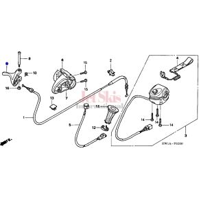 53145-HW1-670 HONDA THROTTLE SWITCH/LEVER