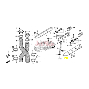 HONDA 74561-HW1-670 SPONSON, L