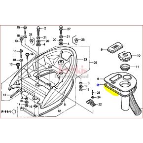 81262-HW1-670 TOOL STORAGE TRAY SEAL