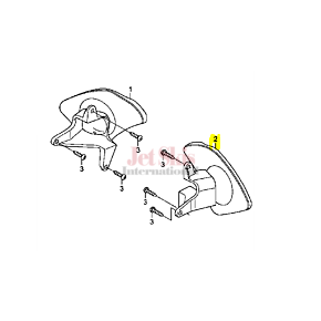 HONDA 88120-HW5-900 MIRROR ASSY, L
