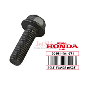 HONDA AQUATRAX 90101-HW1-671 BOLT, FLANGE (8X25)