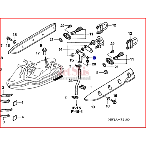 90951-ZV7-010 GREASE FITTING / ZERK FITTING