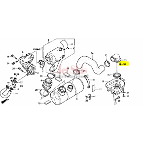 HONDA AQUATRAX PART# 93903-244J0 SCREW, TAP (4X16) 