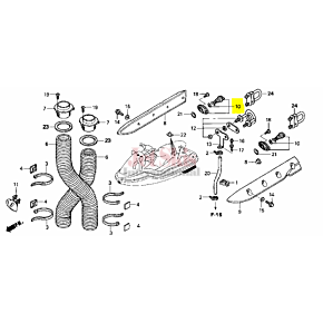 HONDA AQUATRAX PART# 74810-HW1-670 PLUG, DRAIN (1)