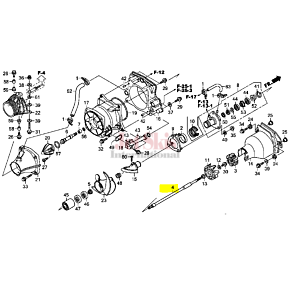 Diagram of 41112-HW5-900 Drive Shaft