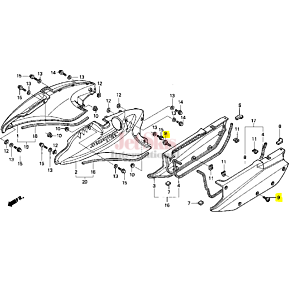HONDA AQUATRAX PART# 90085-HW1-730 BOLT, SPECIAL (6X22) 