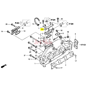 HONDA AQUATRAX PART # 32123-HW4-680 HOLDER, HARNESS