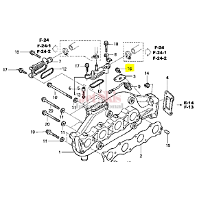 HONDA AQUATRAX PART # 95701-06012-02 BOLT, FLANGE (6X12)