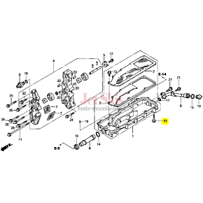 HONDA AQUATRAX 95701-06035-02 BOLT, FLANGE (6X35)