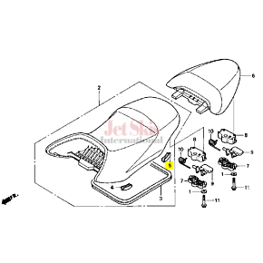 HONDA AQUATRAX 77105-HW1-670ZF PROTECTOR B *NH1L*