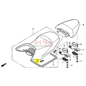 HONDA AQUATRAX 77104-HW1-670ZF PROTECTOR A *NH1L*