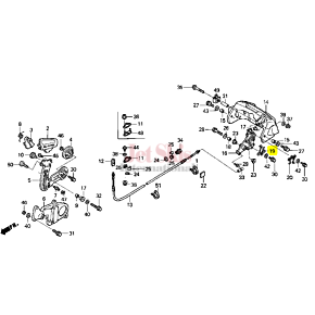 HONDA AQUATRAX 24875-HW1-671 CATCH
