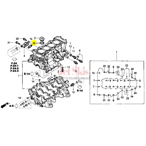 HONDA AQUATRAX O-RING (44X3) 91303-MF5-003