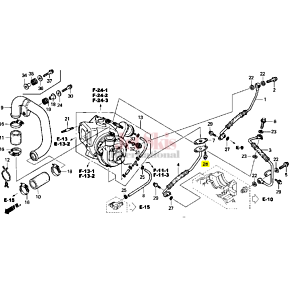 HONDA AQUATRAX BOLT, FLANGE (6X14) 95701-06014-02