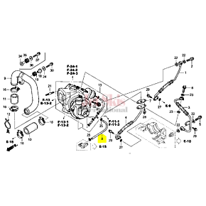 HONDA AQUATRAX TUBE B (3.0X280) 16577-HW1-671