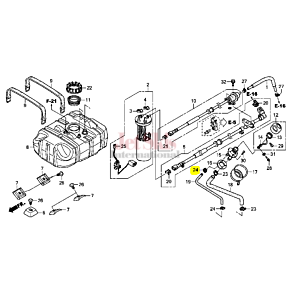 19091-HW5-900 CLAMP, WATER HOSE (13-27MM)