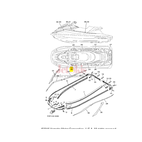 YAMAHA F3P-U351H-00-00 MAT STEP 1 