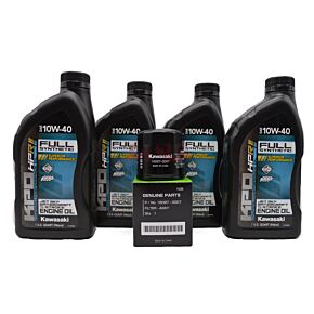 Kawasaki Oil Change Kit STX-15F Bundle