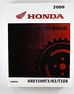 2009 Aquatrax F15, F15X Service, Repair, and Shop Manual 61HW501