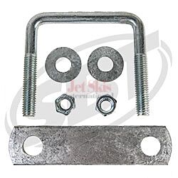 Trailer U-Bolts with Frame Straps  3-1/ 8 x 3 & 5 inch strap