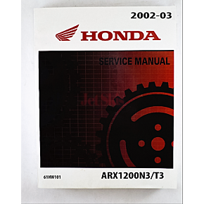 2002-2003 Honda Aquatrax F12,F12X Shop Manual