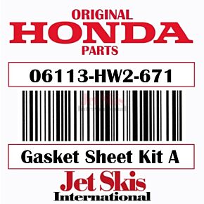 Honda Aquatrax F12 Gasket Kit Sheet a 06113-HW2-671