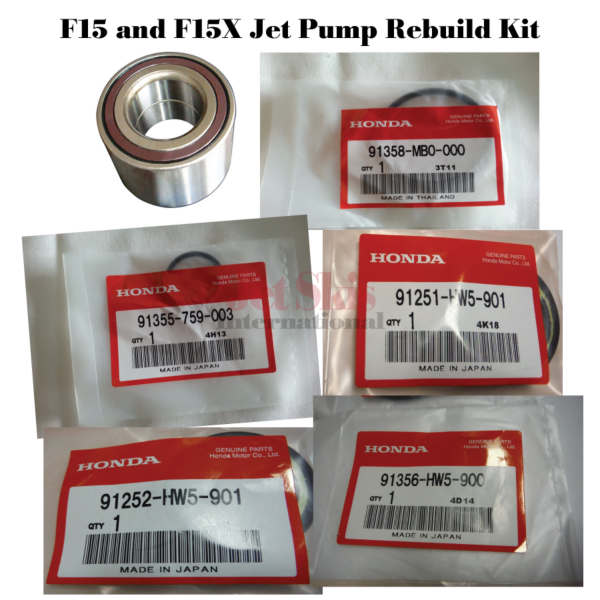 Honda Aquatrax F15X, F15 Jet Pump Water Stator Repair/Rebuild Kit | Jet ...
