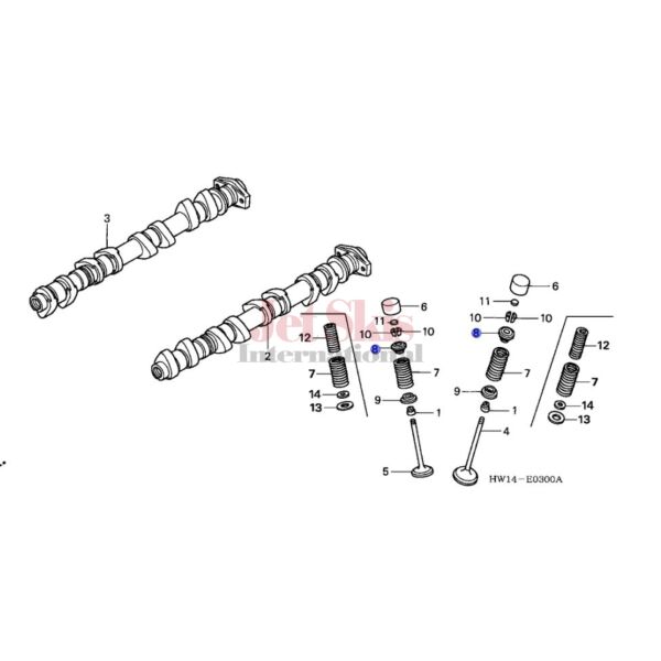 HONDA 14771-MAT-000 RETAINER, VALVE SPRING | Jet Skis International