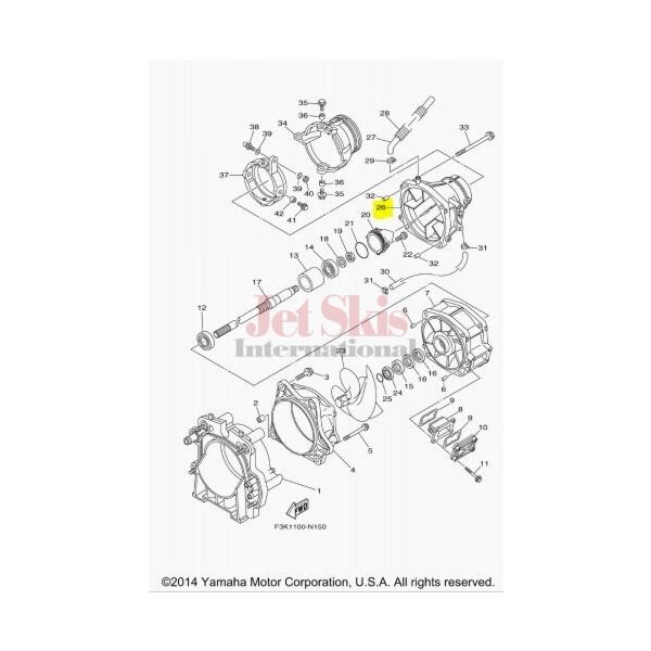 YAMAHA 6EV-R1318-00-00 NOZZLE | Jet Skis International