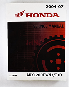 2004-2007 Honda Aquatrax F12, F12X Service/Repair Manual