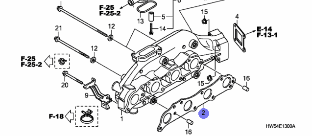 Aquatrax F15, F15X, and F15X GScape Exhaust Manifold Gasket